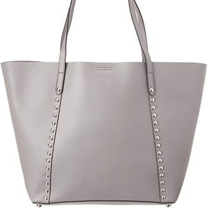 Rebecca Minkoff Blythe Tote Leather Gray NWT